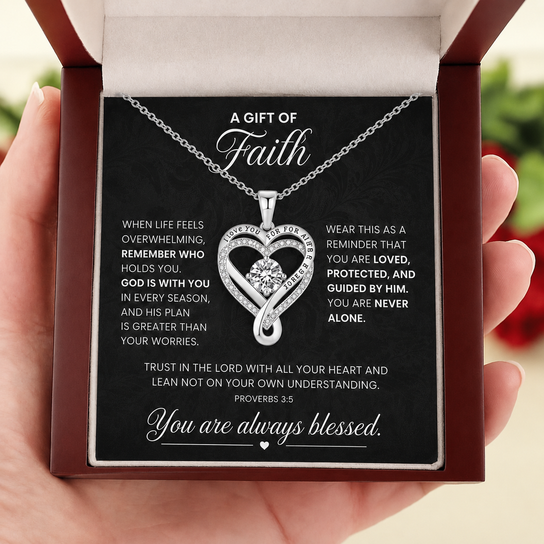 A Gift of Faith – You Are Always Blessed Necklace