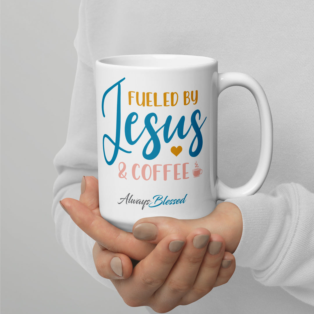 "Fueled by Jesus & Coffee" Mug